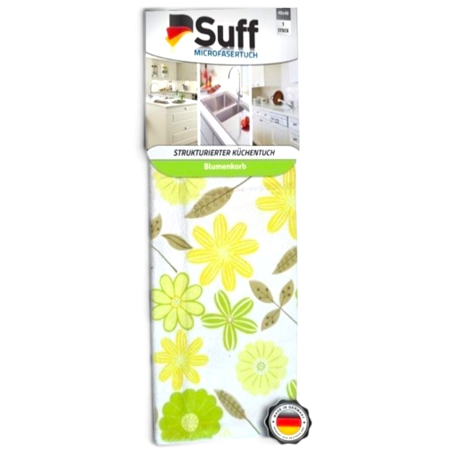 Suff Blumenkorb Mutfak Bezi Çiçek 40x40 cm
