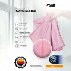 Suff Tulpe Cam Bezi Pembe 40x40 cm