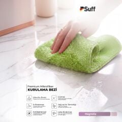 Suff Magnolie Kurulama Bezi Yeşil 50x70 cm (Karbon Bazlı)