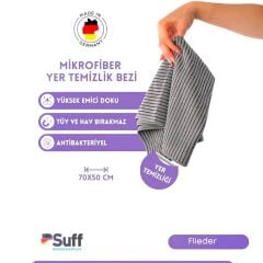 Suff Friedel Yer Bezi Gri 50x70 cm