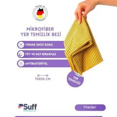 Suff Friedel Yer Bezi Sarı 50x70 cm